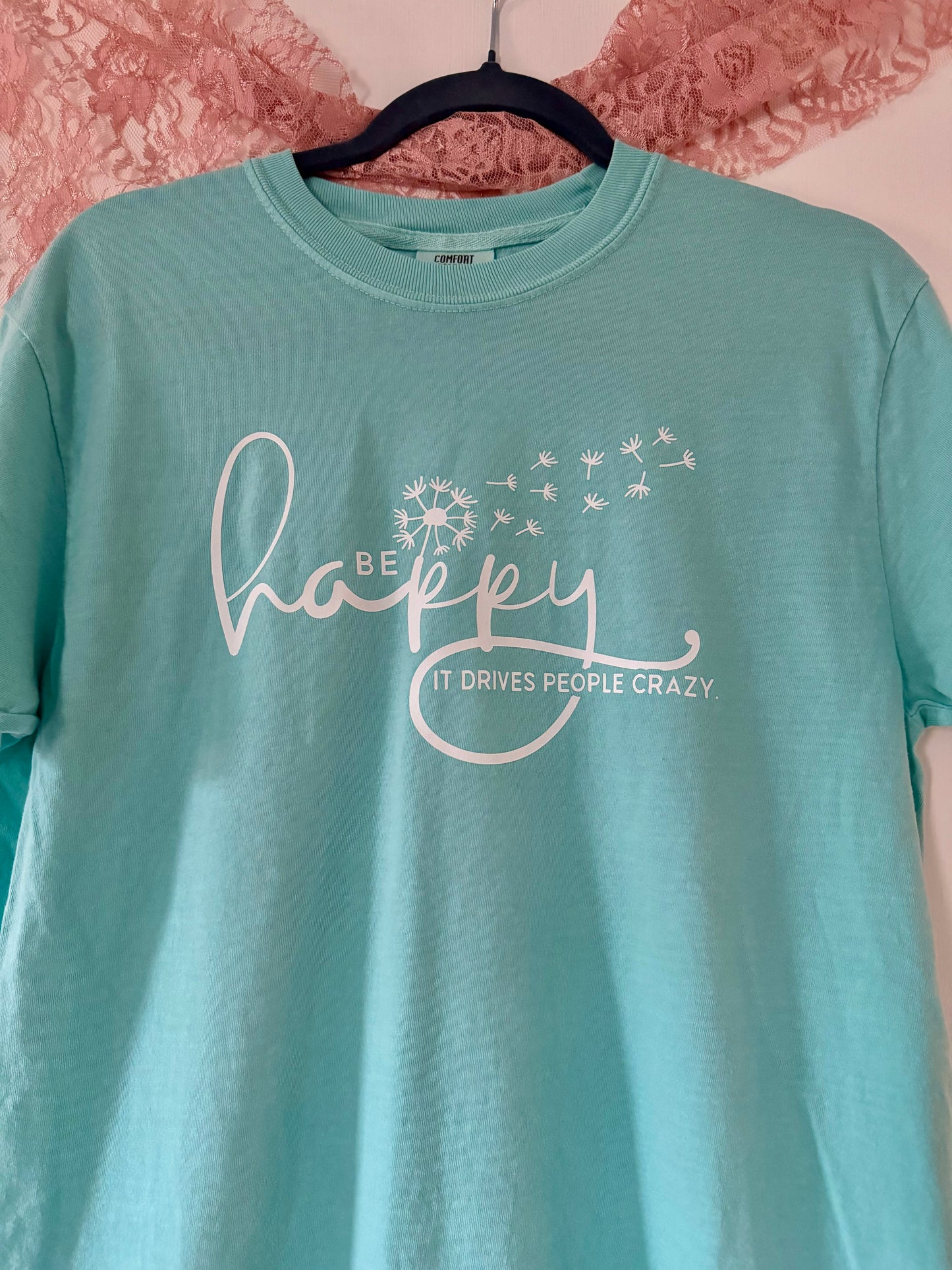 Be Happy Shirt (Mint)