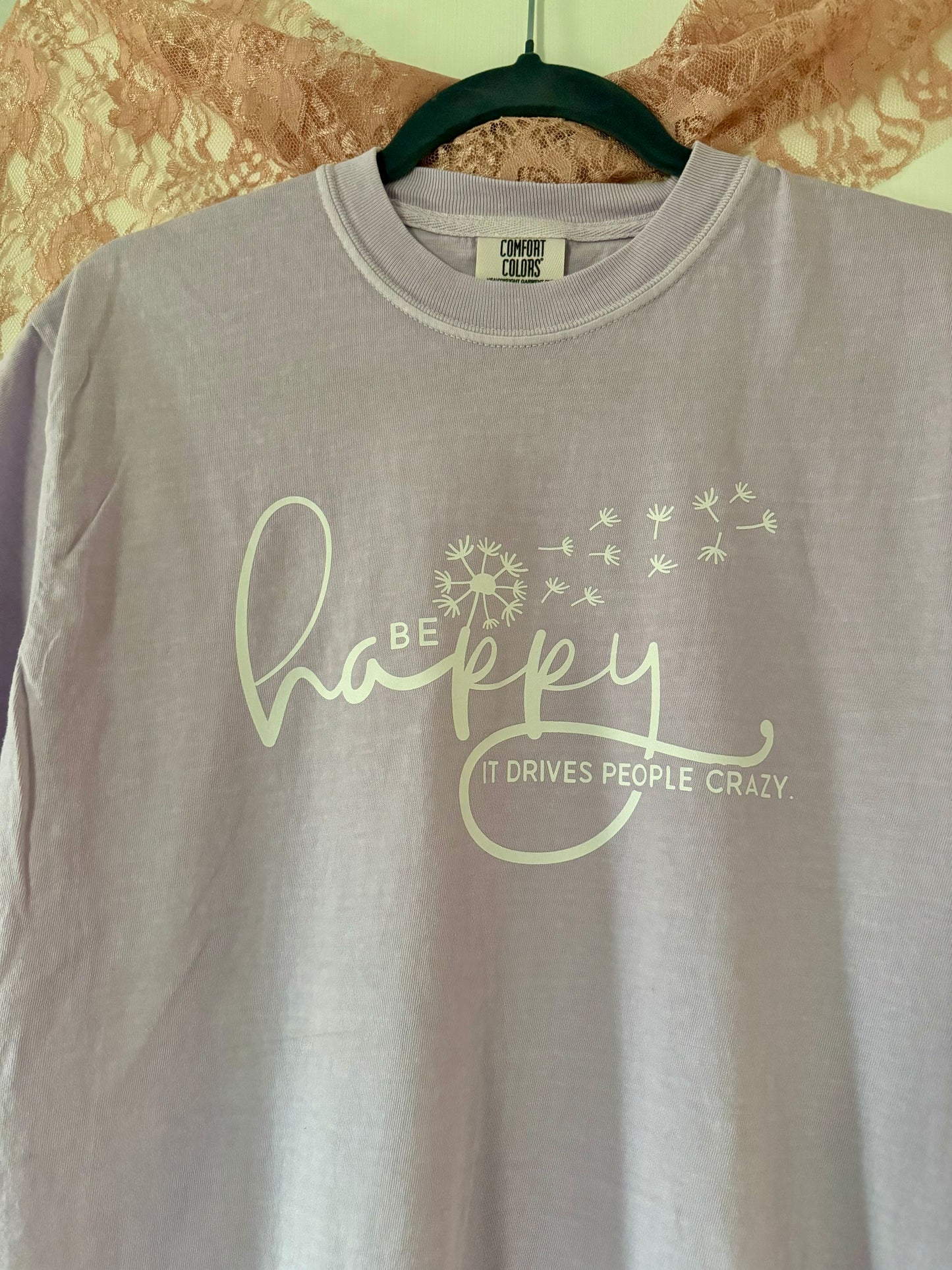 Be Happy Shirt (Orchid)