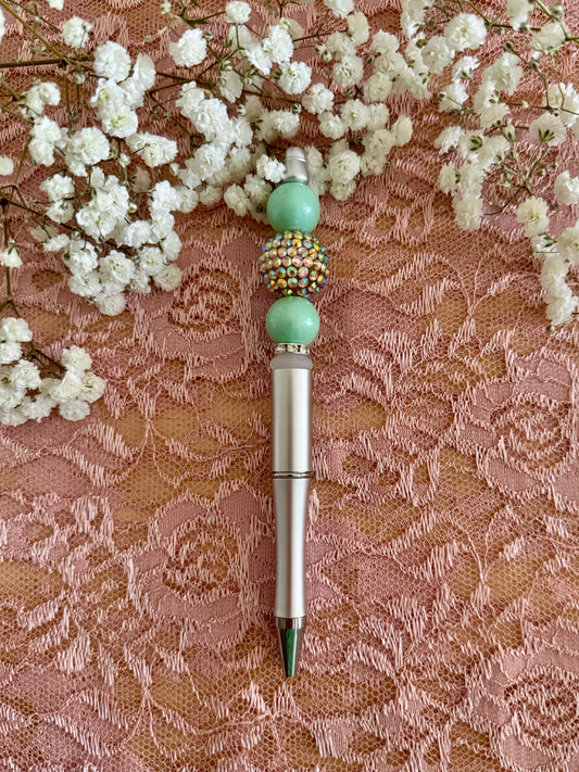 Teal Shimmer Pen